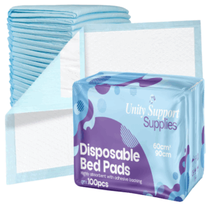 100 x Premium Incontinence Bed Pads, Ultra Absorbent Protection Sheets 90cmx60cm
