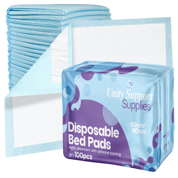 100 x Premium Incontinence Bed Pads, Ultra Absorbent Protection Sheets 90cmx60cm